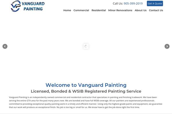 vanguardpainting.ca site used Vanguardpainting