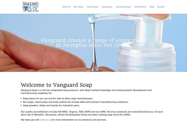 vanguardsoap.com site used Lavavein-base