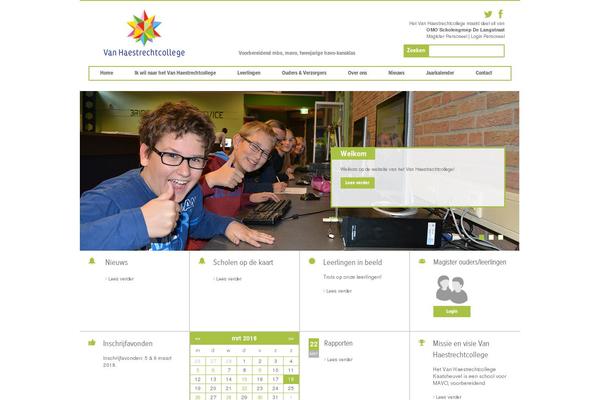 vanhaestrechtcollege.nl site used Vanhaestrecht