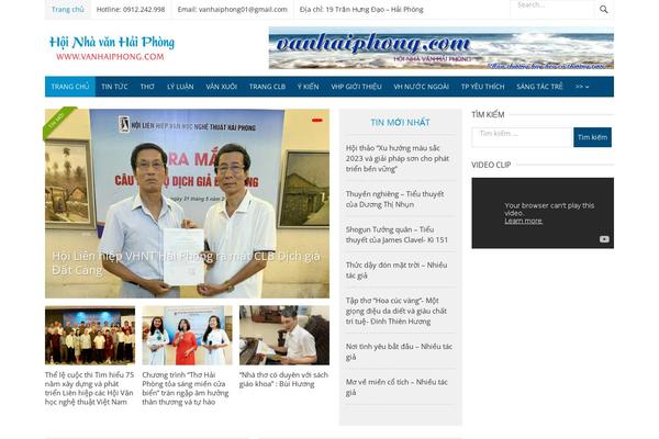 vanhaiphong.com site used Newsnow-pro