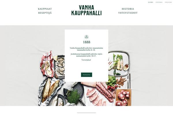 vanhakauppahalli.fi site used Kauppahalli