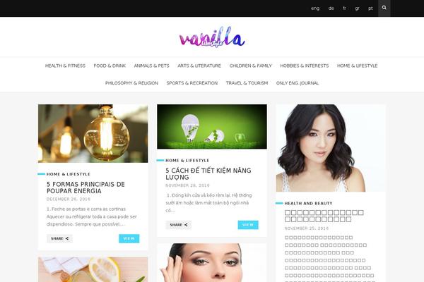 vanilla-style.com site used Rinjani
