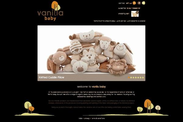 vanillababy.com.au site used Vanillababy