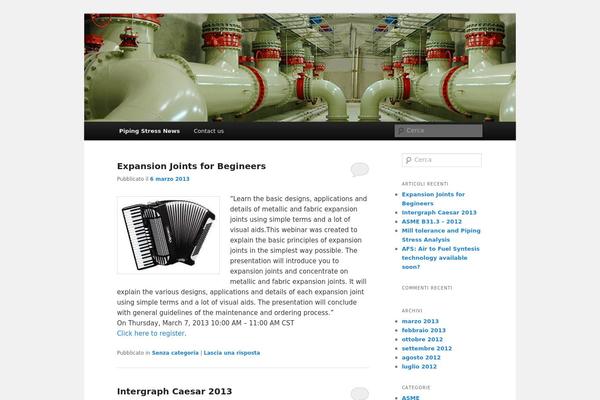 vannella.com site used Twenty Eleven