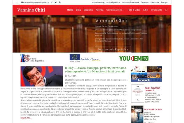 vanninochiti.com site used Divi-vannino-chiti