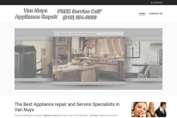 The7 theme site design template sample