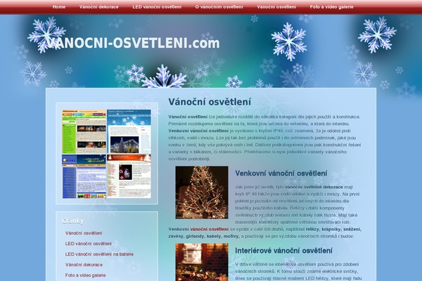 vanocni-osvetleni.com site used Xmasion