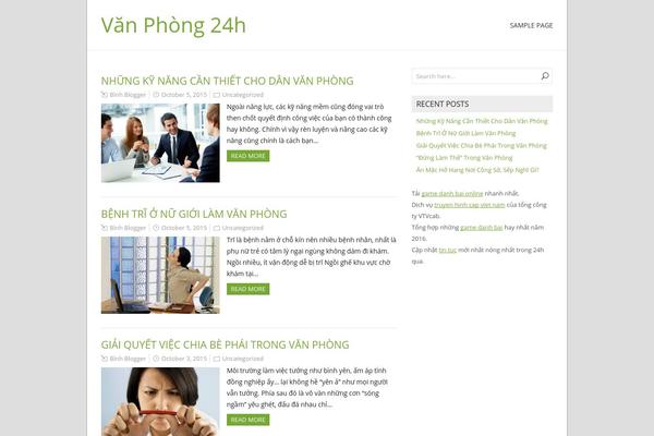 vanphong24h.com site used NatureSpace