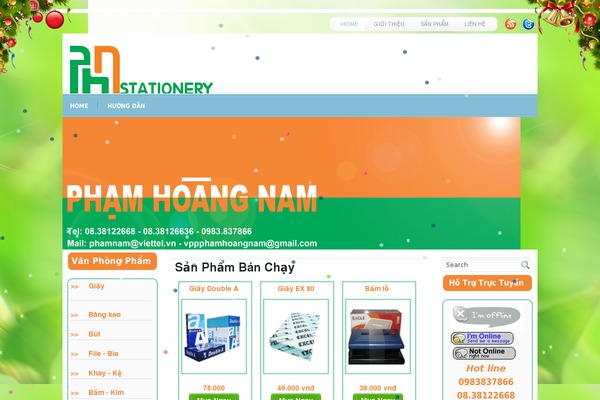 vanphongphamonline.com.vn site used Sentia