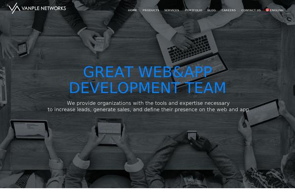 WordPress website example screenshot
