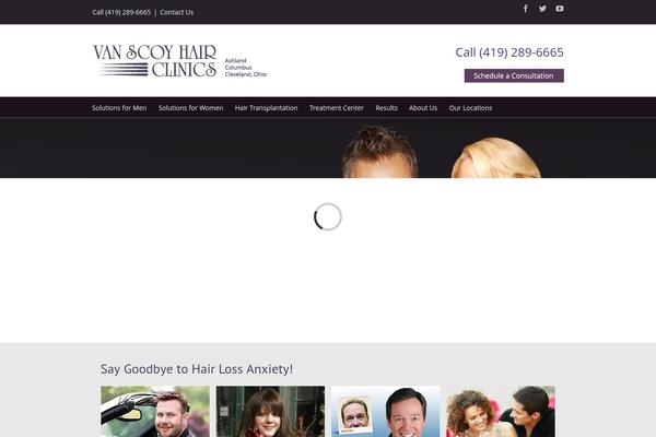 Avada theme site design template sample
