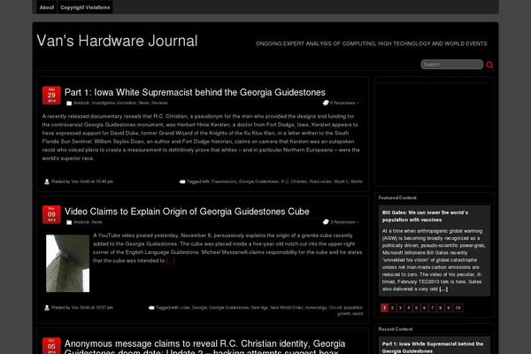 Suffusion theme site design template sample