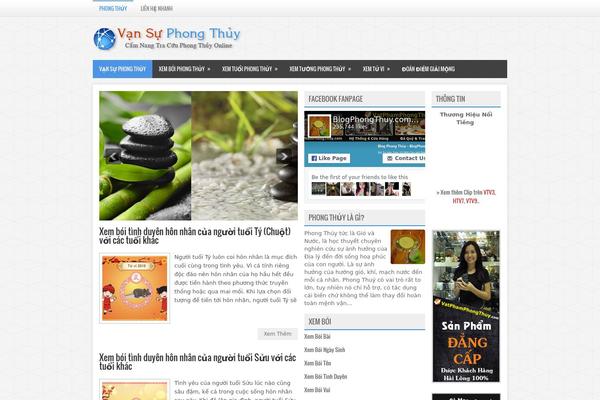 WordPress website example screenshot