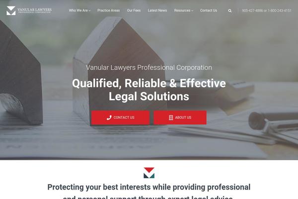 WizeLaw theme site design template sample