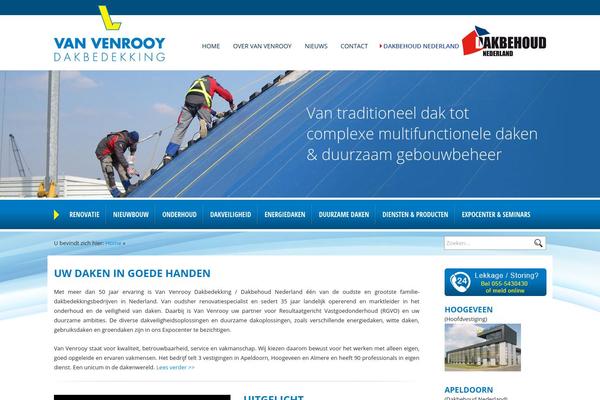 vanvenrooy.nl site used Webton-theme