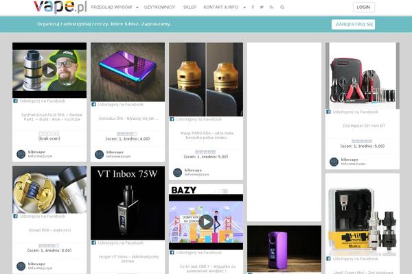 vape.pl site used Astra