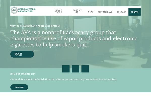 vaping.org site used Interior-pro