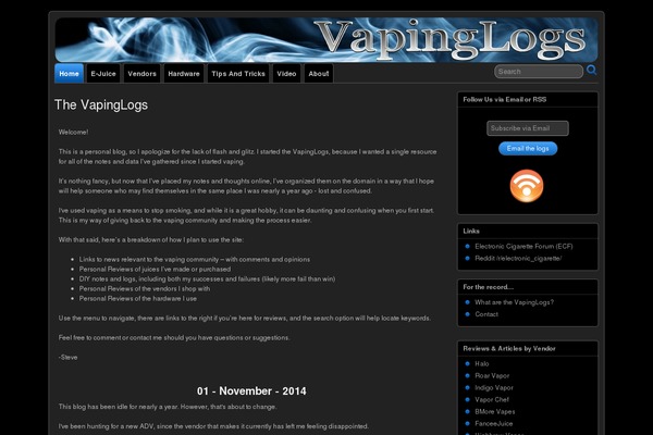 Suffusion theme site design template sample
