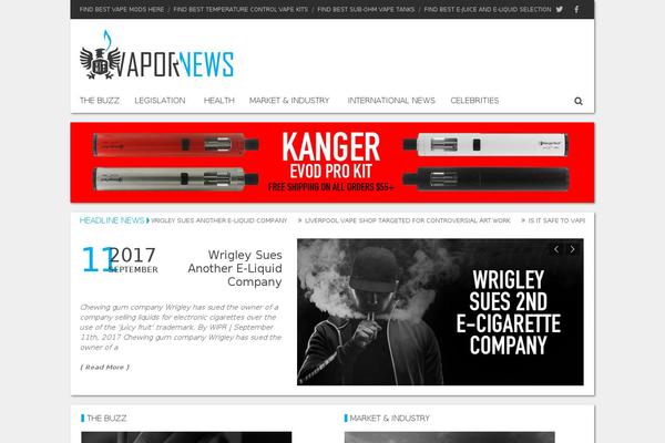 vapor-news.com site used Realnews