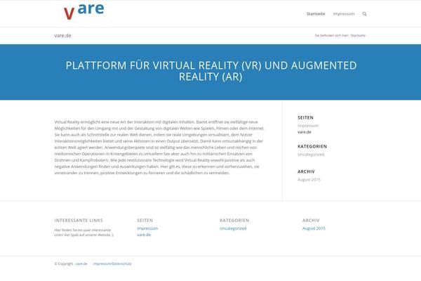 WordPress website example screenshot