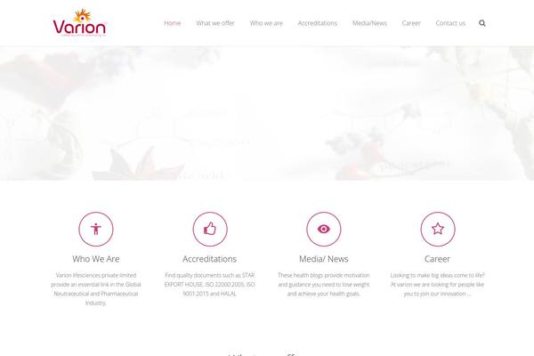 Impreza theme site design template sample