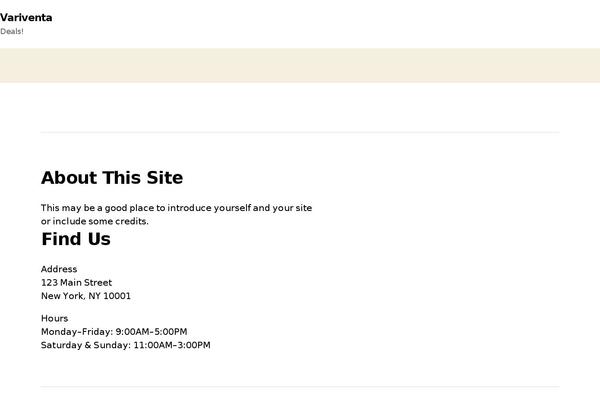 WordPress website example screenshot
