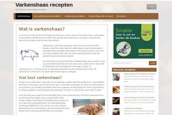 varkenshaas.org site used Recepten-netwerk