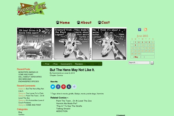 ComicPress theme site design template sample