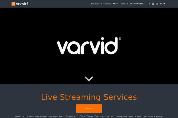 Enfold theme site design template sample