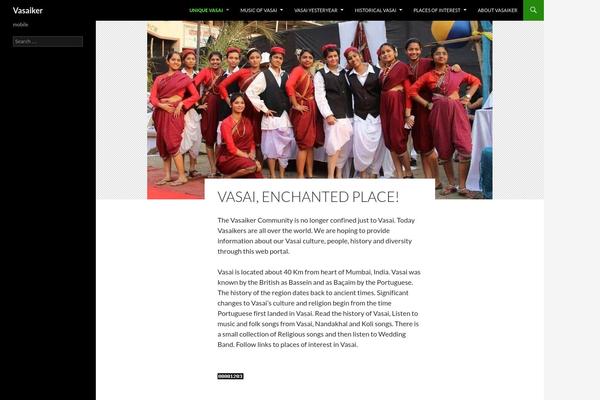 vasaiker.com site used Twenty Fourteen