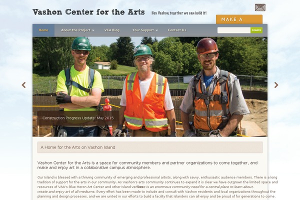 WordPress website example screenshot