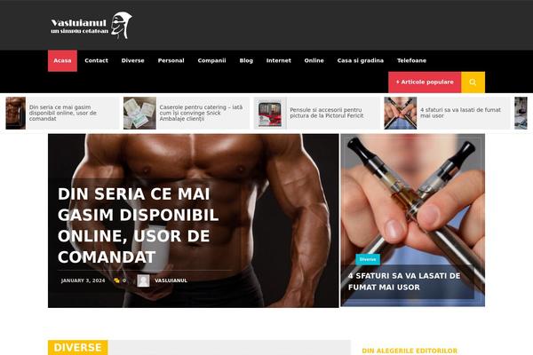 Magazine Prime theme site design template sample