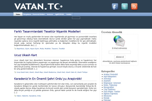 vatan.tc site used Business Pro