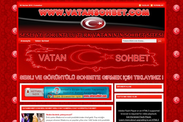 vatansohbet.com site used Vatan