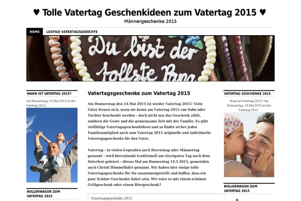 WordPress website example screenshot