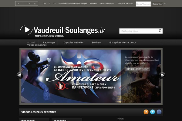 vaudreuil-soulanges.tv site used Theme1418