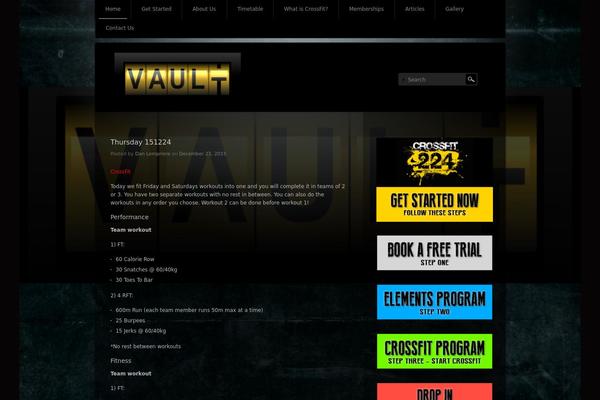 WordPress website example screenshot