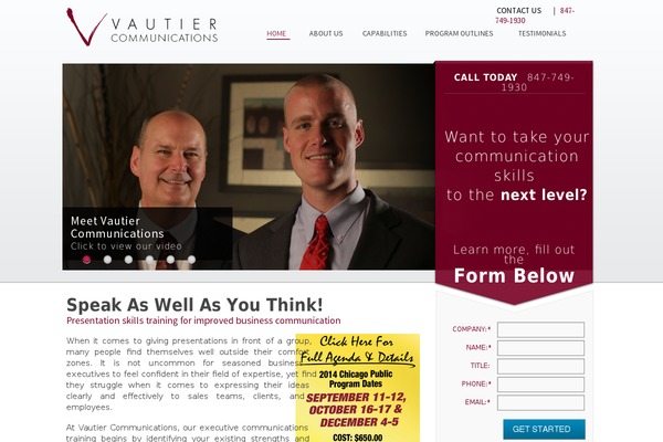 WordPress website example screenshot