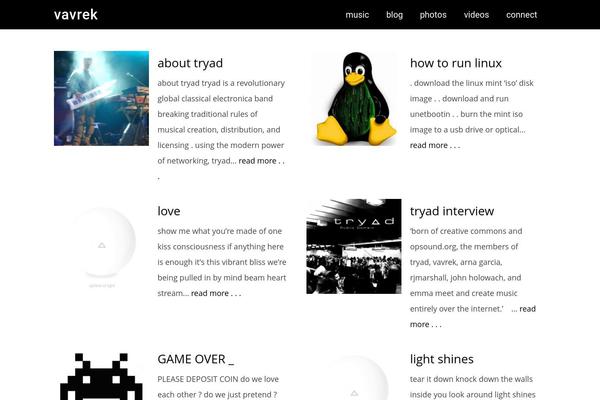 WordPress website example screenshot