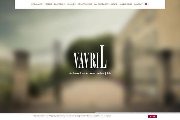 vavril.fr site used Vavril