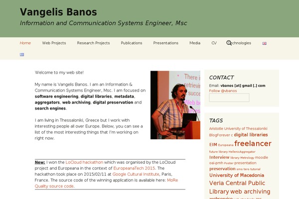 Twenty Thirteen theme site design template sample