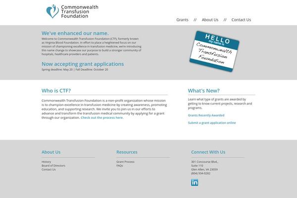 vbfoundation.org site used Vbf