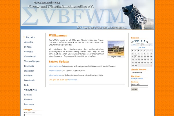 vbfwm.de site used Vbfwm2009