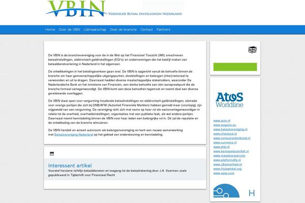 vbin.nl site used Vbintheme