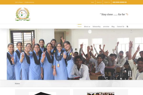 WordPress website example screenshot