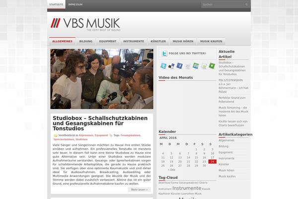 vbs-musik.de site used Newsnet