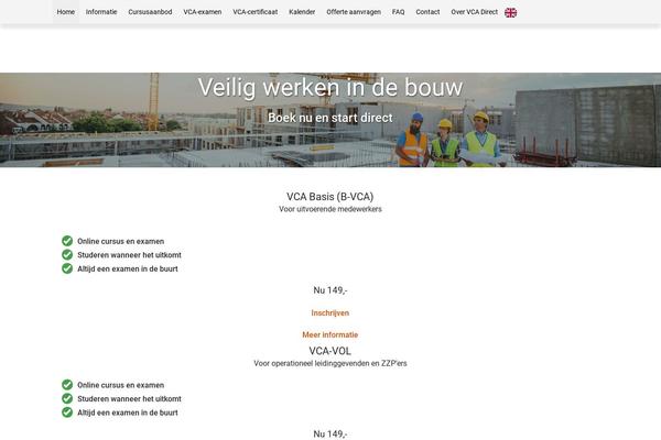 vcadirect.nl site used Vca-direct