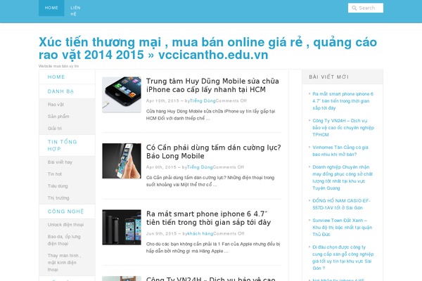 vccicantho.edu.vn site used Delivery