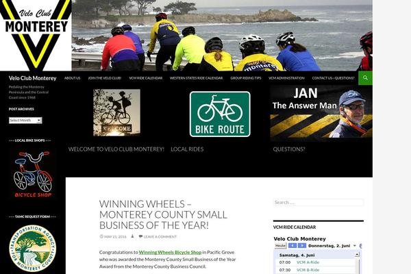 Twenty Fourteen theme site design template sample