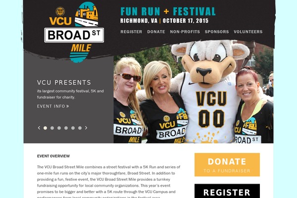 vcubroadstreetmile.com site used Broadstreetmile